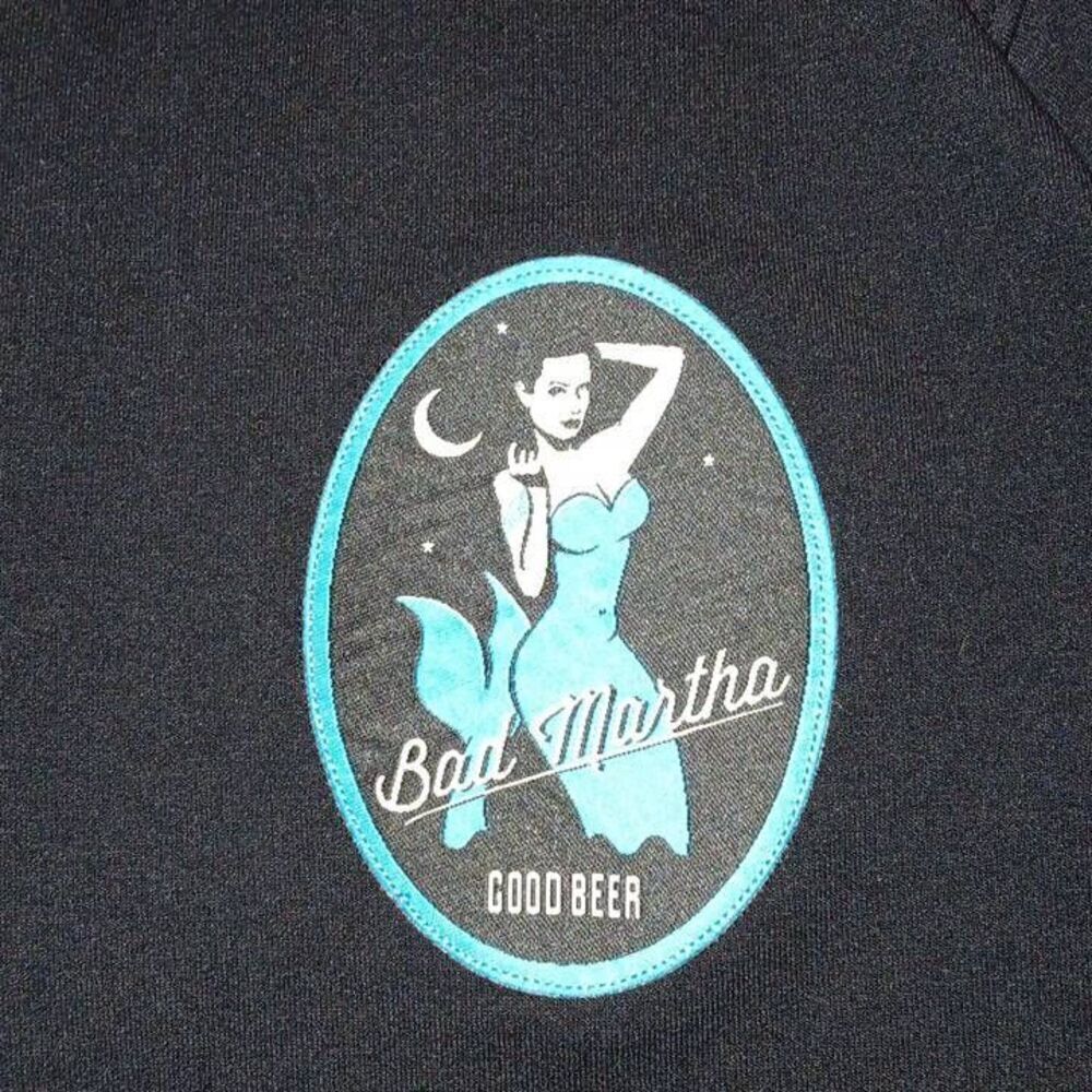 Bad Martha Cold Beer Women's Long-sleeved Sport-Tek Athletic Shirt  Size Medium